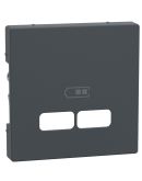 Накладка USB розетки Schneider Electric Merten System M антрацит (MEG4367-0414)