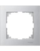 Одноместная рамка Schneider Electric M-PURE алюминий (MEG4010-3660)