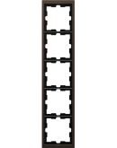 Пятиместная рамка Schneider Electric D-Life мокко (MEG4050-6552)
