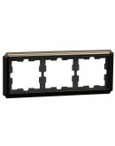 Рамка 3-постовая Schneider Electric Merten D-Atique мокко (MEG4030-4752)