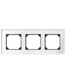 Рамка тройная M-ELEGANCE glass бриллиант Merten (489319)