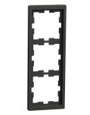 Трехместная рамка Schneider Electric D-Life антрацит (MEG4030-6534)
