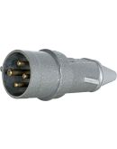 Переносная силовая вилка E.Next металлическая 3Р+Z, 400В, 32А, IP44