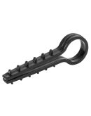 Дюбель ялинка E.Next e.metiz.dowel.fir.black.12 для круглого проводу 12мм 100шт (m0080030)
