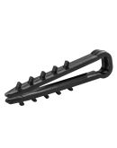 Дюбель ялинка E.Next e.metiz.dowel.flat.fir.black.6 для плоского проводу 6мм 100шт (m0080038)