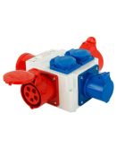 Разветвитель E.Next 32A 3P+N+Z 400V/ 1x32A 3P+N+Z 400V, 1x16A 3P+N+Z 400V, 3x16A 2P+Z 250V