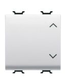 Переключатель 3-х позиционный GEWISS Chorusmart 2M 1P 10A UP-DOWN (сатиновый белый) GW15123