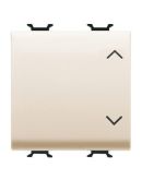Переключатель 3-х позиционный GEWISS Chorusmart 2M 1P 10A UP-DOWN (слоновая кость) GW11123