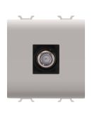 Розетка TV/SAT GEWISS Chorusmart 2M FEMALE CONN (бежевый) GW13377