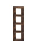 Рамка Chorusmart LUX 2+2+2+2M вертикальна (античная латунь) GW16229XQ