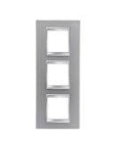 Рамка Chorusmart LUX 2+2+2M вертикальна (титан) GW16227VT