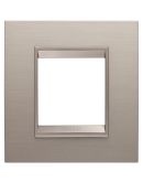Рамка Chorusmart LUX 2M (матовий алюміній) GW16222XS