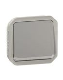 Переключатель 10А Legrand PLEXO с индикацией, серый (069512L)