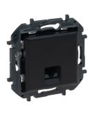 Механизм розетки компьютерной RJ-45 UTP Cat.5e Legrand Niloe Step черный(863559B)