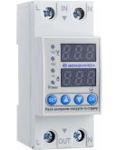 Реле контроля напряжения и тока Аско-Укрем RKV 2P 40A