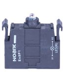 LED индикатор Noark для кнопки Ex9P1 LEDr 110-230В AC красный (переднее крепление)