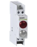 Модульный LED индикатор Noark Ex9PD2gr 230В AC/DC красный/белый (102498)
