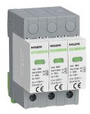 УЗИП Noark Ex9UEP клас 1+2, In=6,25kA, 1200В DC (с дополнительным контактом)