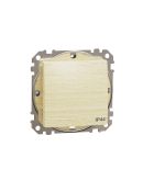 Одноклавишный выключатель Schneider Electric Sedna Elements SDD280101 IP44 береза