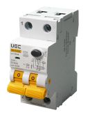 Автомат дифференциальной защиты UEC SB-R9NE 2P C 20A 30мА A 6кА