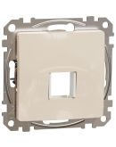 Центральная плата для одинарного разъема Keystone Schneider Electric Sedna Design & Elements SDD112421 (бежевая)