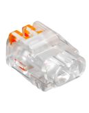 Универсальная безвинтовая клемма OBO Bettermann 2-полюсная 450В, 24А, (2х0.2-2.5)
