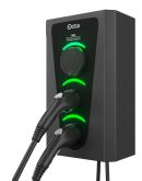 Однофазна зарядна станція для електромобілів Octa Energy W322-C2-C2-C2 Wall на 22кВт із 3 портами (Type 2 Type 2 Type 2)