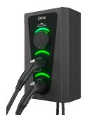 Коммерческая зарядная станция Octa Energy SW336-S22-C1-C2 Smart Wall на 36кВт  (розетка 3ф + Type 1 + Type 2)