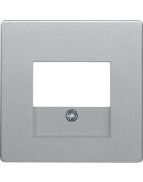 Накладка для розеток, гучномовців, USB-розеток Berker Q.х (алюміній)
