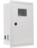 Корпус учета металлический Аско-Укрем Light UBox 1-фазный 12 модулей