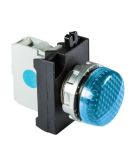 Сигнальная арматура EMAS CM070XM 12-30В AC/DC, металл IP65, синяя