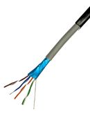 Мережевий кабель вита пара для зовнішніх робіт GEAR CAT.5E FTP-CCA-4Px2x0.51 Outdoor PVC+PE (305 м.)
