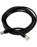 Патч-корд GEAR cat.5e UTP CU 24AWG 2м чорный (GPC-UTPCURJ45-2B)