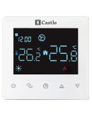 Програмований терморегулятор Castle AC606H білий