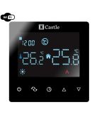 Программируемый терморегулятор с функцией WI-FI Castle AC606H черный