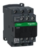Контактор Schneider Electric LC1D18BD TeSys Deca 3Р, 18A, НВ+НЗ 24B обмежувач