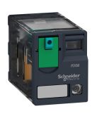 Миниатюрное реле Schneider Electric RXM4AB2BD 4CO 24В с LED и блокируемой тестовой кнопкой