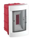 Встраиваемый пластиковый щит UEC ЩРВ-П-2 100х142х98мм IP40