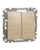 Переключатель Schneider Electric Sedna Design & Elements 10AX PRO береза SDD180108U