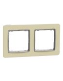 Рамка 2-постова Schneider Electric Sedna Design матова пісочна SDD392802