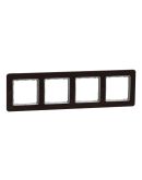 Рамка 4-местная Schneider Electric Sedna Elements PRO, венге SDD381804U