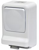 Розетка із вимикачем ETI PRV-1 2Р+РЕ IP 44 10/16A 250В