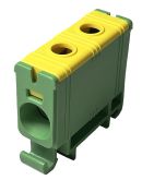 Клемма Promfactor FT 1Р Cu:1.5-16мм²/ Al:1.5-16 1,5-16мм² желто-зеленая FT1016G