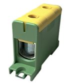 Клемма Promfactor FT 1Р Cu:35-150мм²/ Al:35-150 35-150мм² желто-зеленая FT1150G