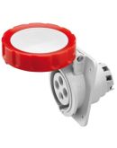 Встроенная силовая розетка GEWISS 10° IEC 309 HP IP67 3P+E 16A 400В 6ч (GW62231H)