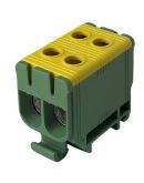 Клемма Promfactor FT 2Р Cu:2.5-50мм²/ Al:6-50мм² желто-зеленая FT1050G2