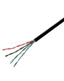Сетевой кабель GEAR CAT.5E UTP CCA 4Px2x0.51 PVC+PE Outdoor с проволкой (305 м.)