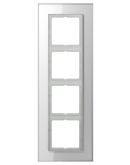 Рамка 4-постовая Jung LS plus LSP984GLWW белый