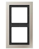 Рамка 2-постова Jung LS Design ESD2982 нержавіюча сталь