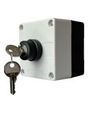 Одноместный пост управления Promfactor FP5-BOX1W7 с переключателем "0-I и ключом"